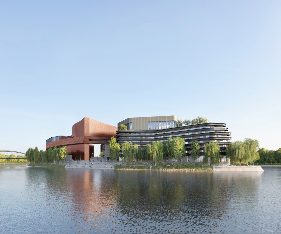 Seguin POINTE AMONT - VUE SUR L'HÔTEL ET LE CENTRE D'ART